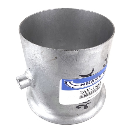 Heavy Duty Mfg Adapter, Exhaust, Kenworth, Aluminized, 5 In. Dia 26K-166A